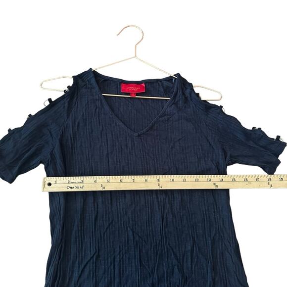 Jennifer Lopez Women’s shirt sleeve shirt with rivets size medium - Picture 5 of 7